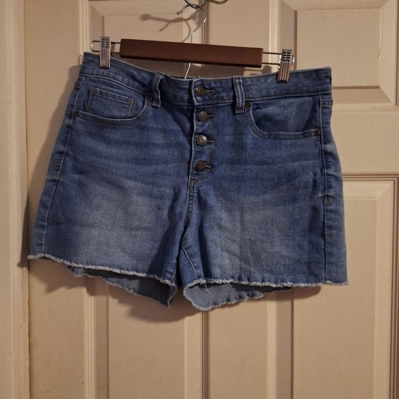 Sonoma button fly rough hem shorts size 12 - Picture 1 of 5